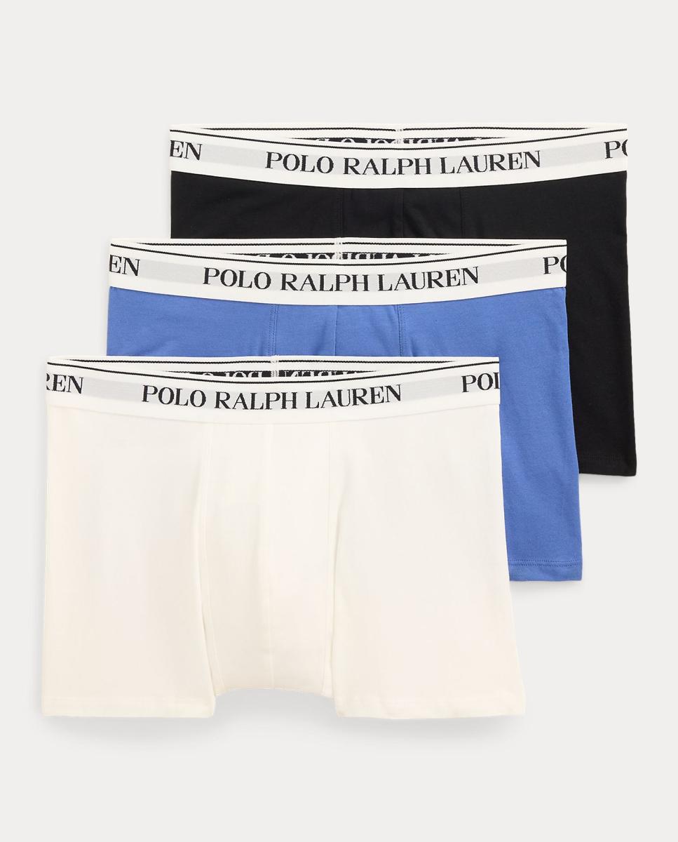 Imagem 0 de Pack de Três Boxers de Algodão em Várias Cores