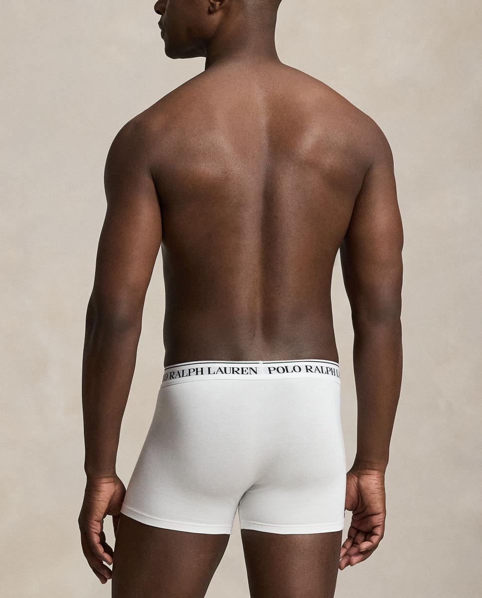 Pack de Três Boxers de Algodão em Várias Cores Multicolor-3