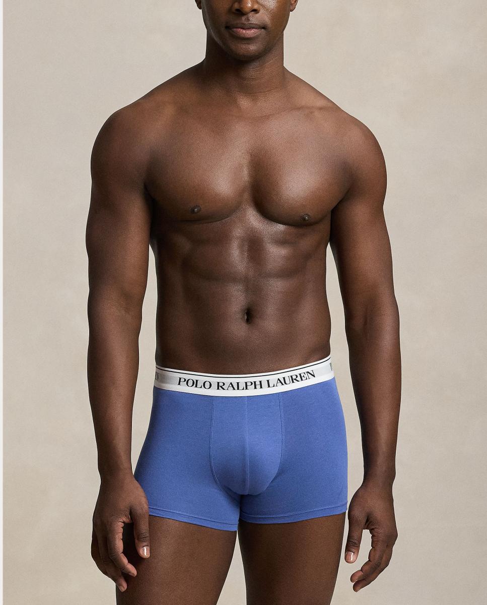 Pack de Três Boxers de Algodão em Várias Cores Multicolor-5