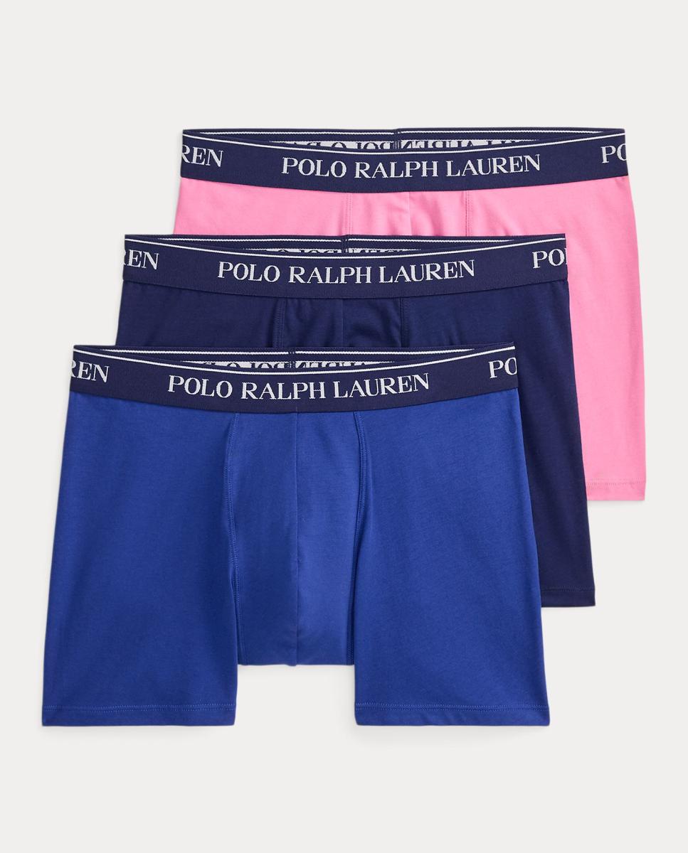 Imagem 0 de Pack de Três Boxers de Algodão em Várias Cores