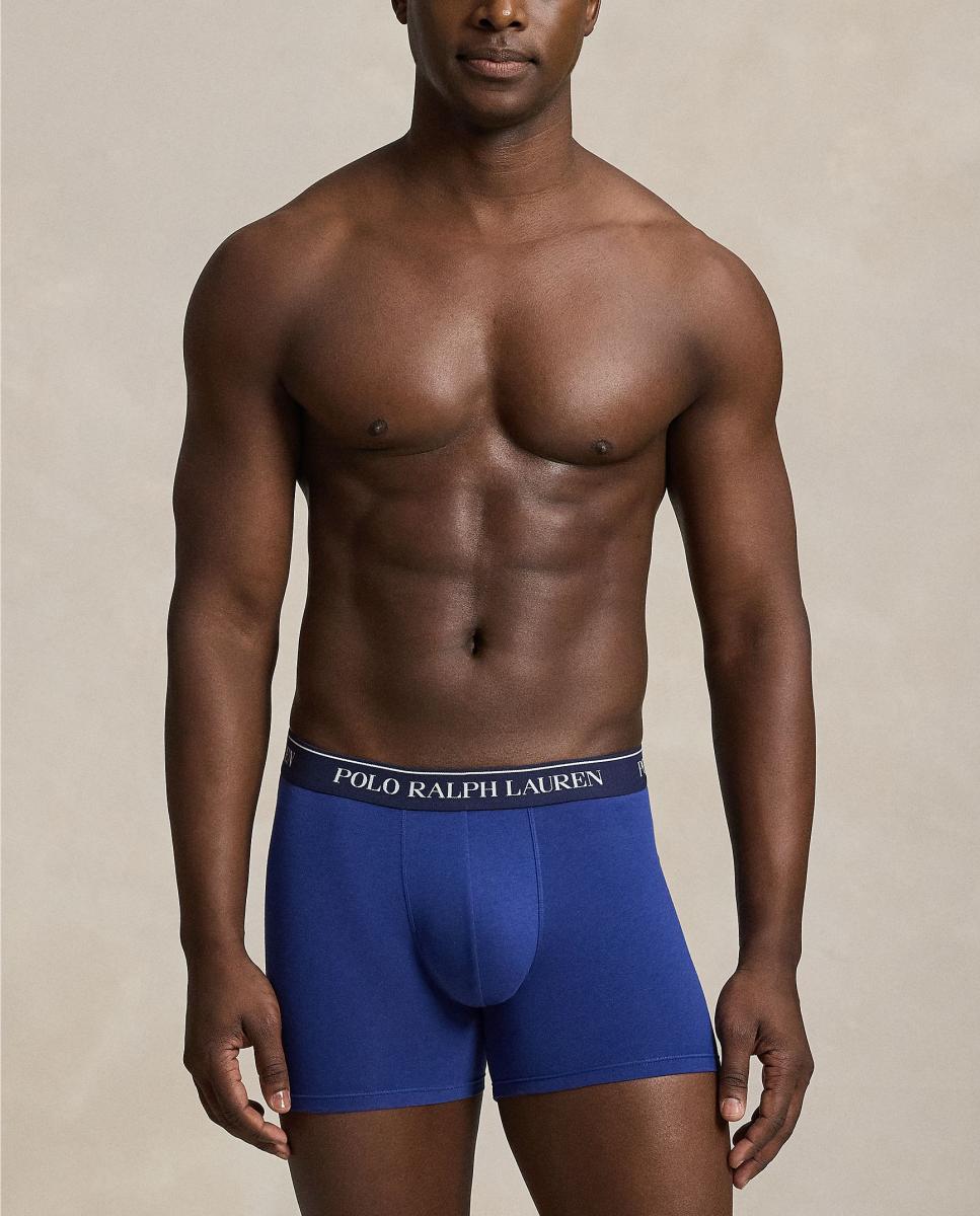 Pack de Três Boxers de Algodão em Várias Cores Multicolor-2