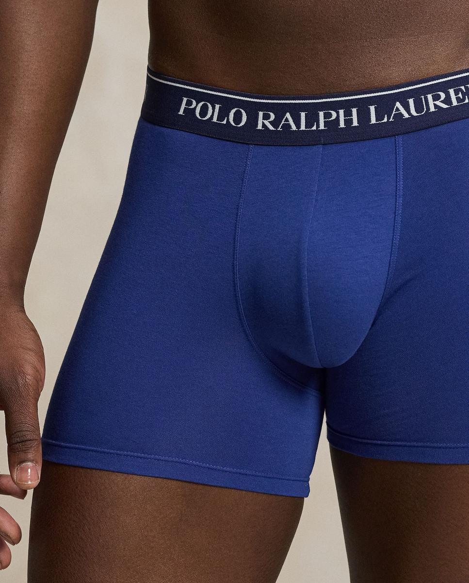 Pack de Três Boxers de Algodão em Várias Cores Multicolor-4