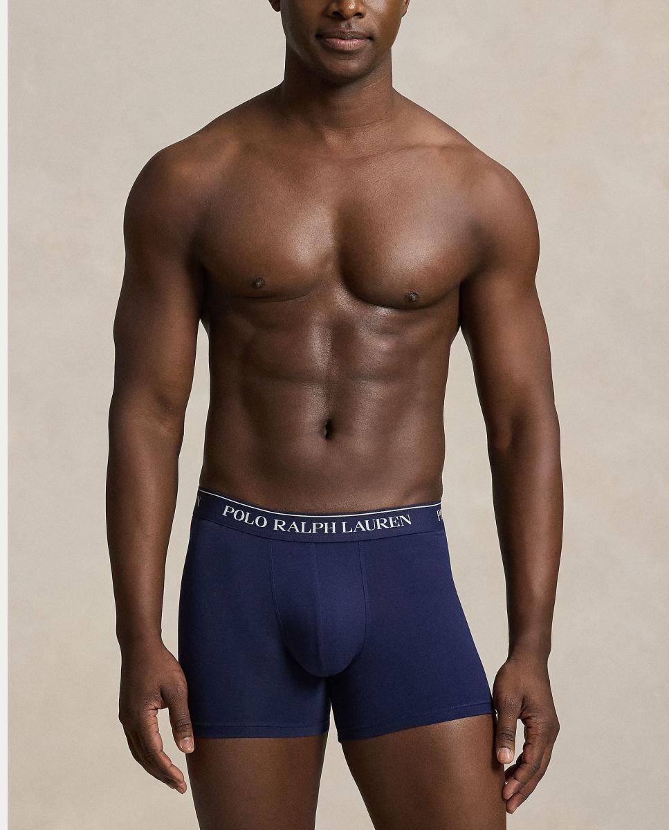 Pack de Três Boxers de Algodão em Várias Cores Multicolor-5