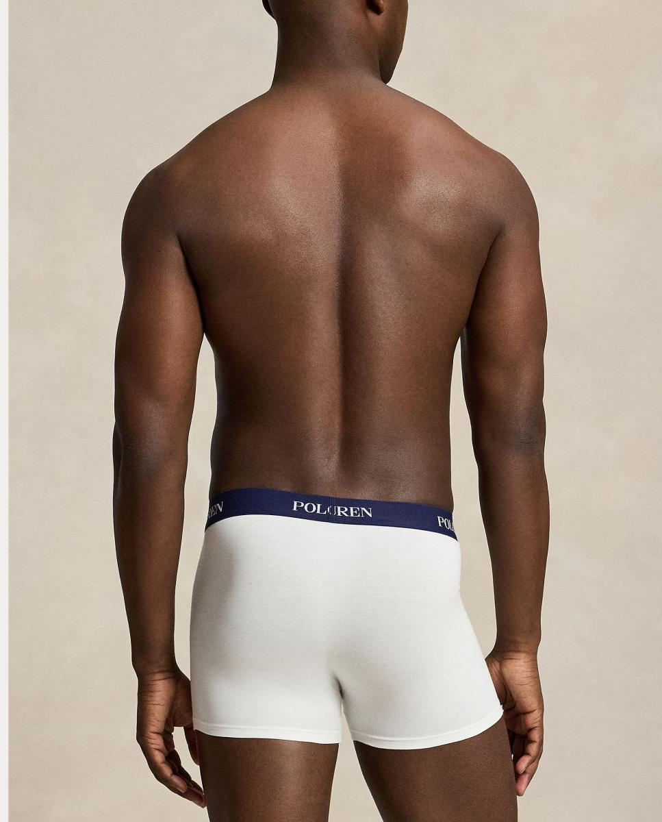 Pack de Três Boxers de Algodão em Várias Cores Multicolor-3