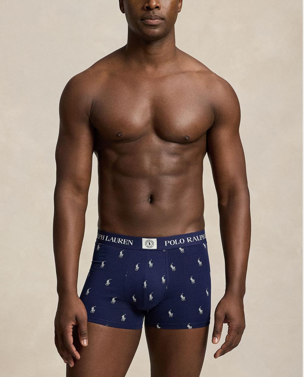 Pack de Três Boxers de Algodão em Várias Cores Multicolor-5