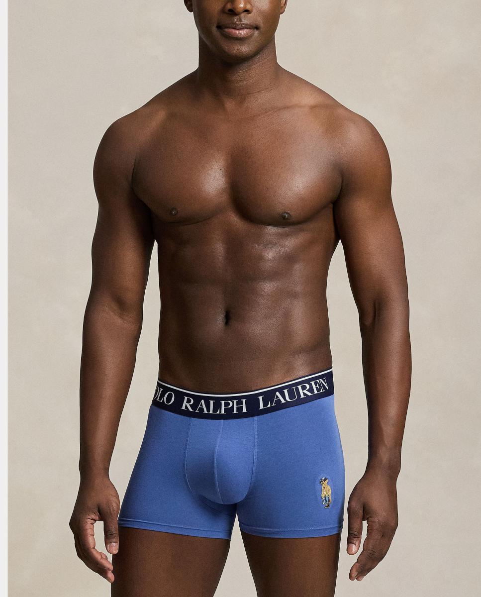 Pack de dos bóxer de hombre de algodón con Polo Bear - Ralph Lauren - Multicolor Multicolor-2