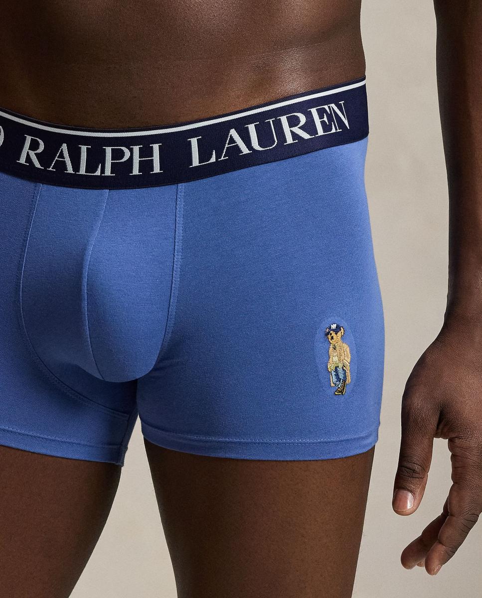 Pack de dos bóxer de hombre de algodón con Polo Bear - Ralph Lauren - Multicolor Multicolor-4
