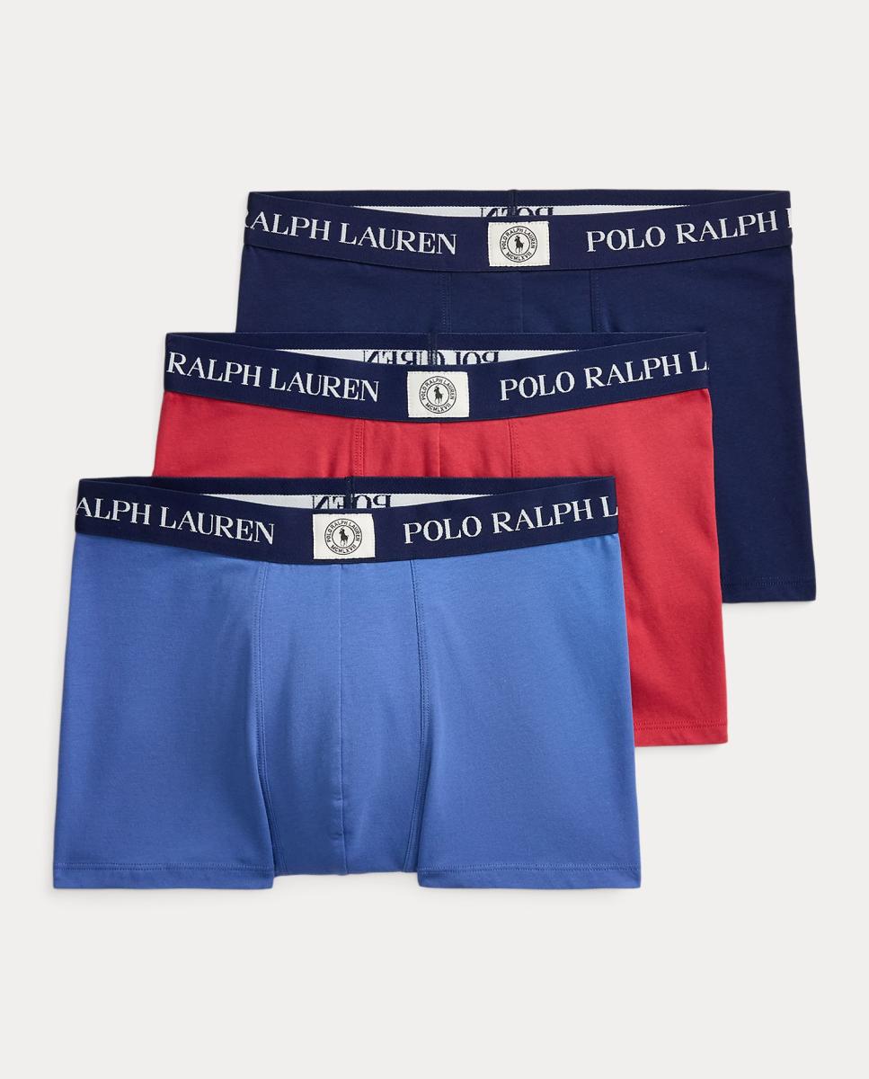 Imagem 0 de Pack de Três Boxers de Algodão em Várias Cores