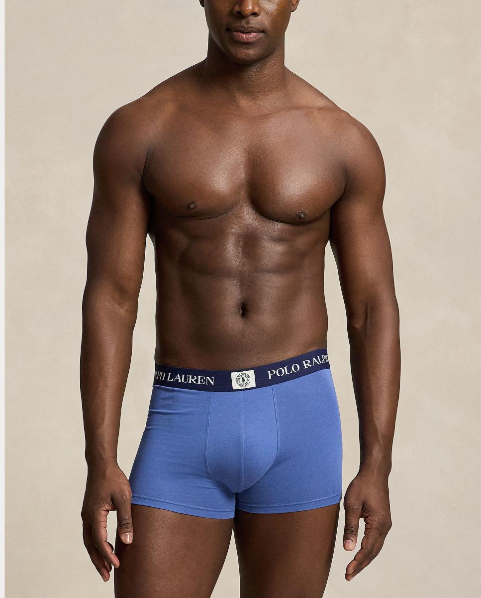 Pack de Três Boxers de Algodão em Várias Cores Multicolor-2