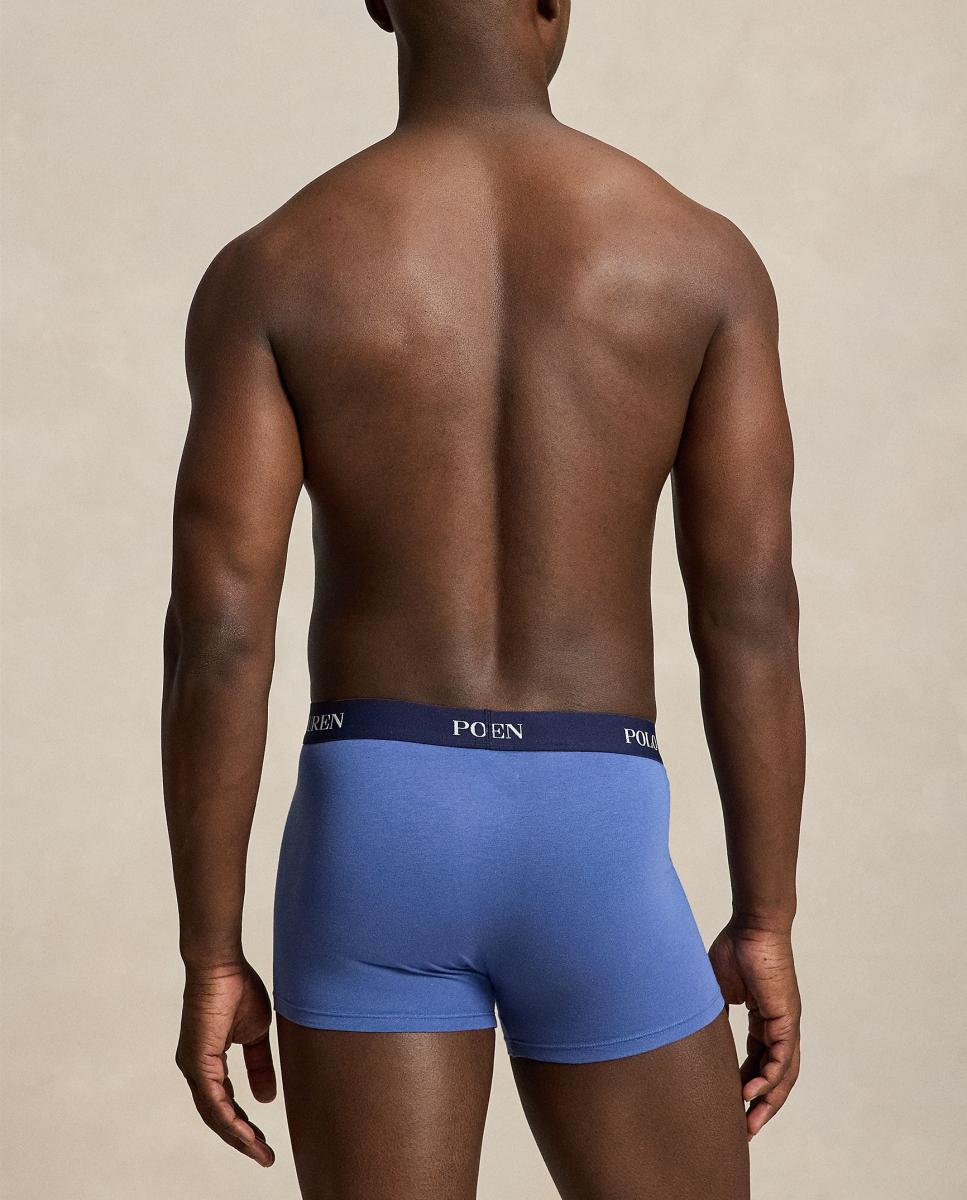 Pack de Três Boxers de Algodão em Várias Cores Multicolor-3