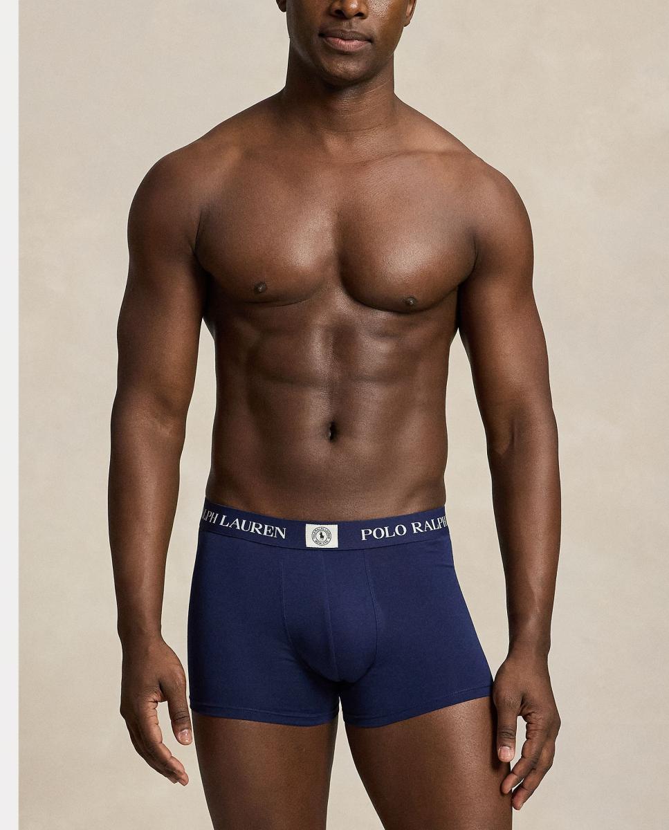 Pack de Três Boxers de Algodão em Várias Cores Multicolor-5