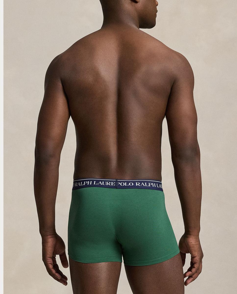 Pack de Três Boxers de Algodão em Várias Cores Multicolor-3