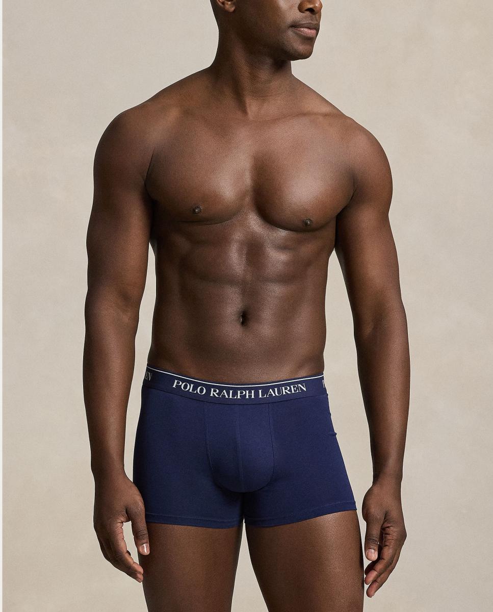 Pack de Três Boxers de Algodão em Várias Cores Multicolor-5