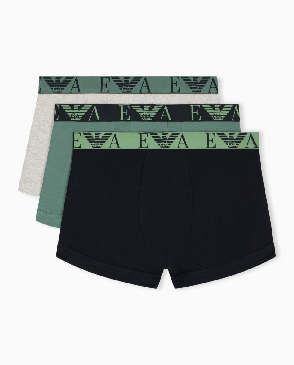 Pack de tres bóxer de hombre de algodón - Armani - Multicolor Multicolor-4