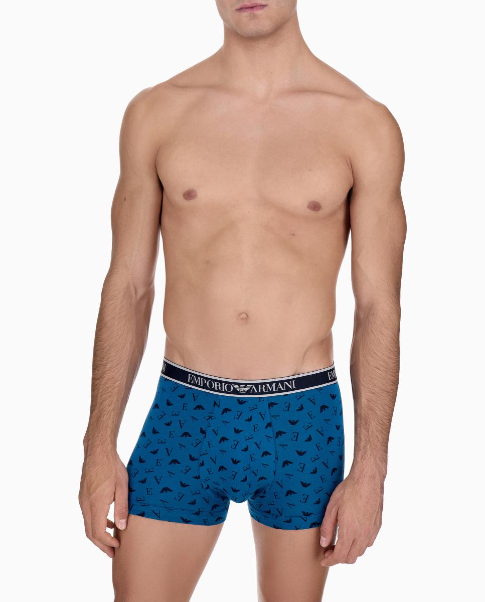 Pack de Três Boxers de Algodão Azul-marinho-2