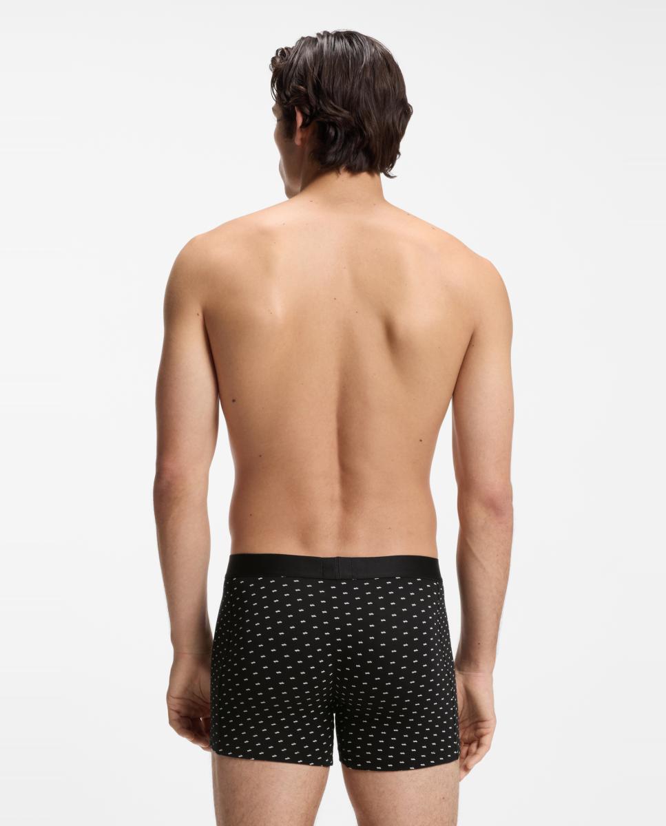 Pack de Três Boxers Compridos de Algodão Multicolor-2