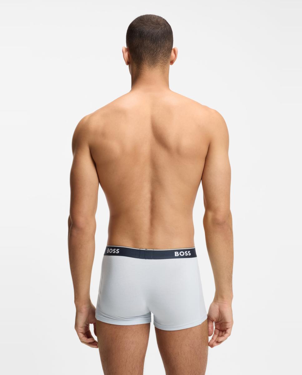 Pack de Três Boxers Curtos de Algodão Multicolor-2