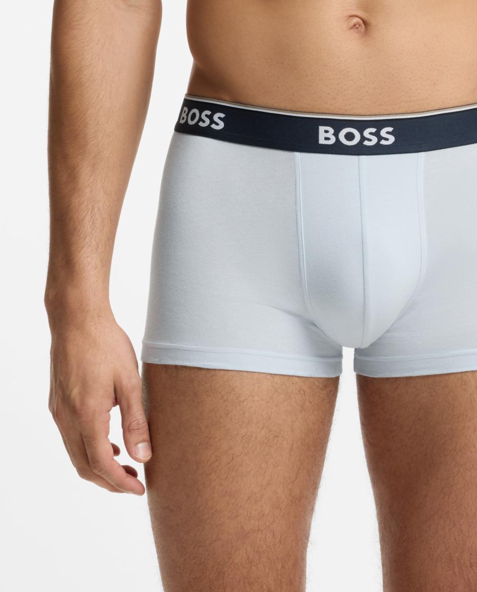 Pack de Três Boxers Curtos de Algodão Multicolor-3
