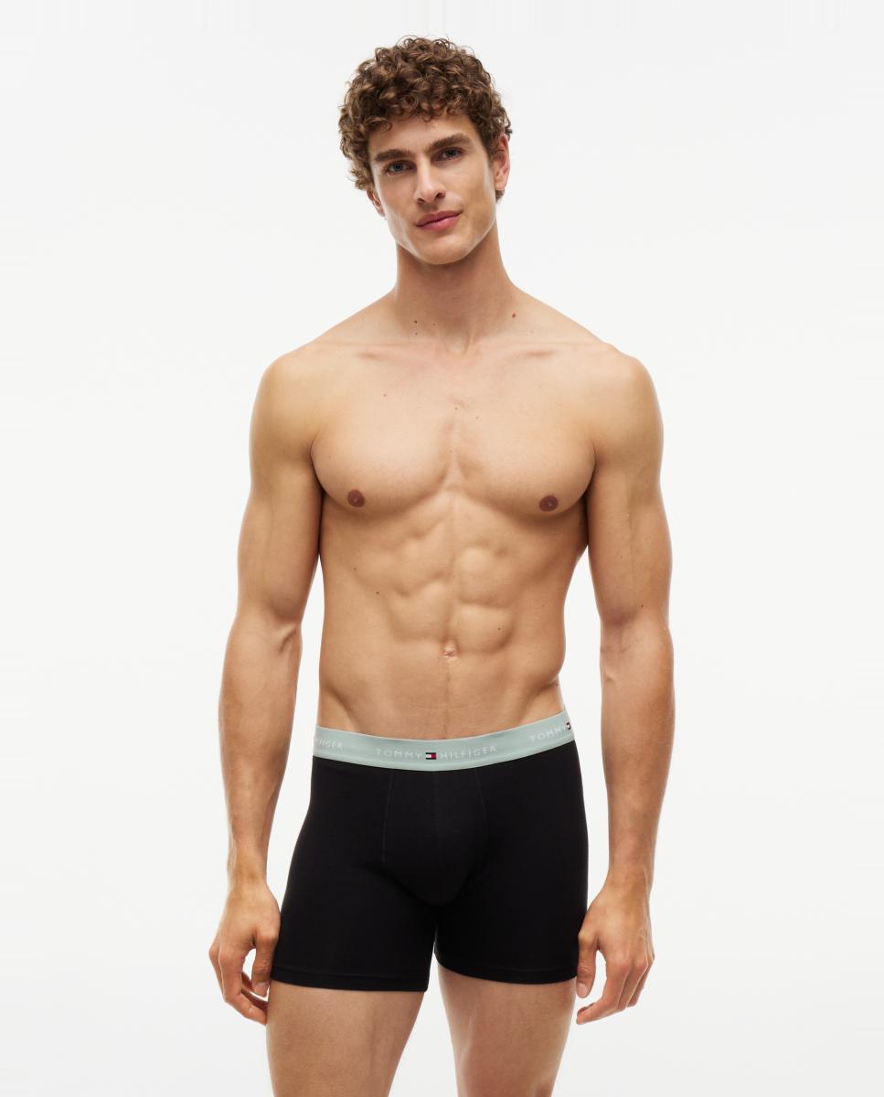 Pack de 3 Boxer Briefs em Cores Combinadas Preto-2