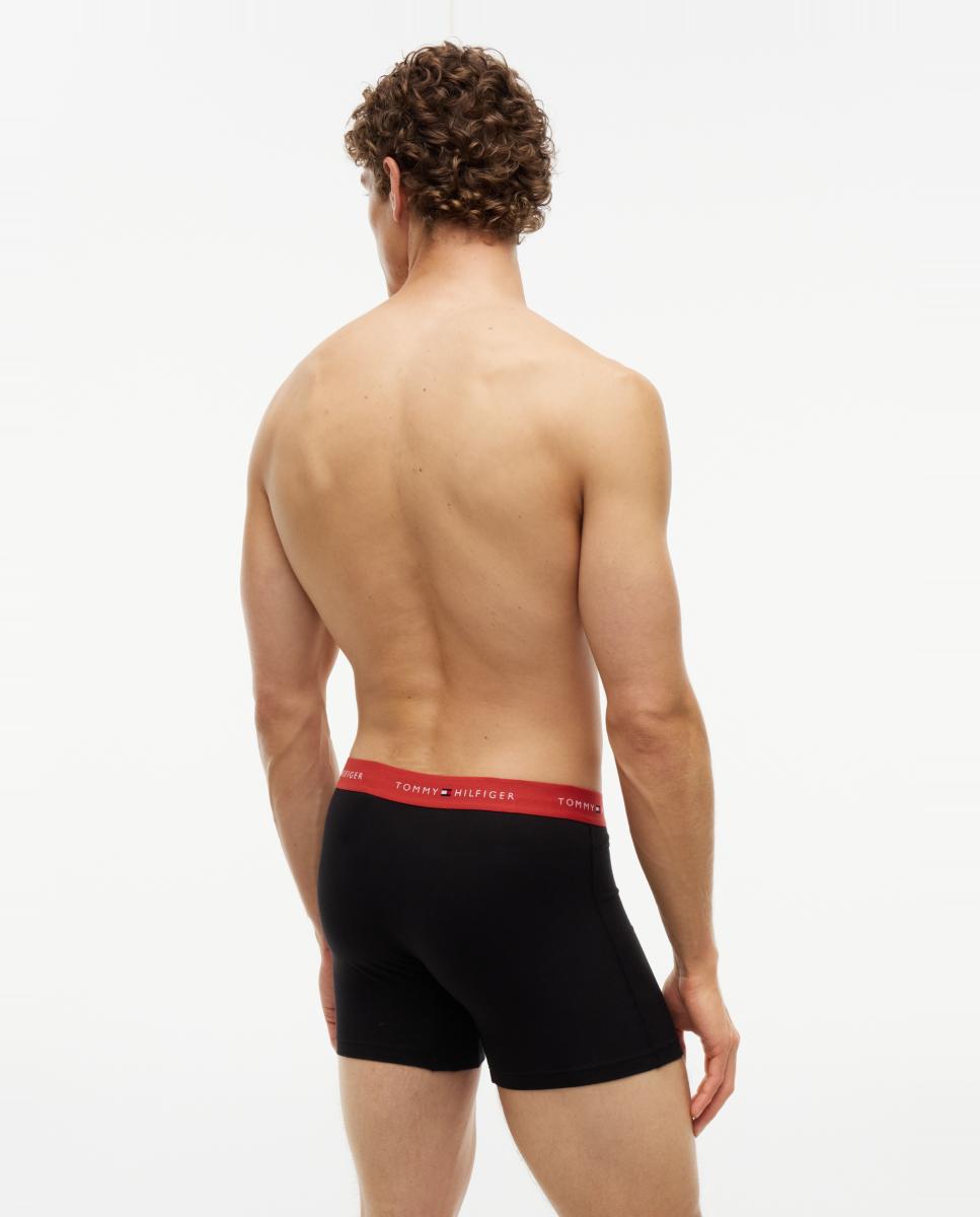 Pack de 3 Boxer Briefs em Cores Combinadas Preto-3