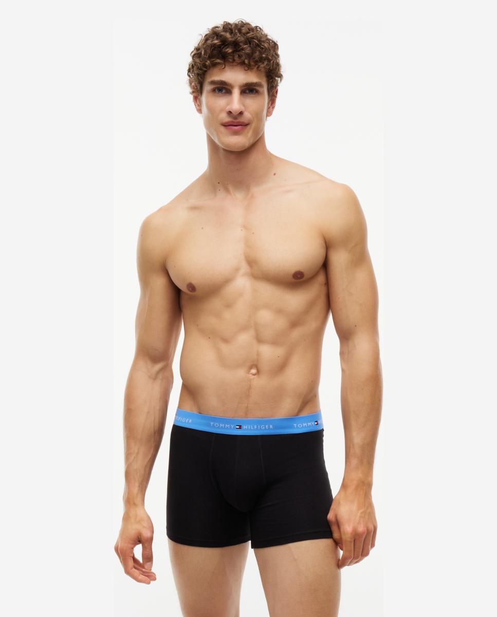 Pack de 3 Boxer Briefs em Cores Combinadas Preto-4