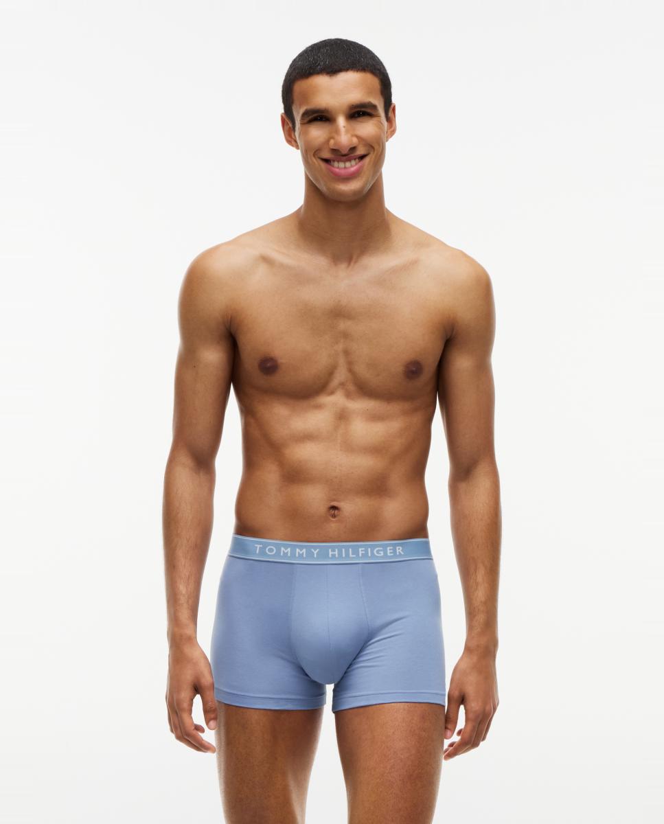 Pack de 3 Boxers com Cós Azuis Preto-4