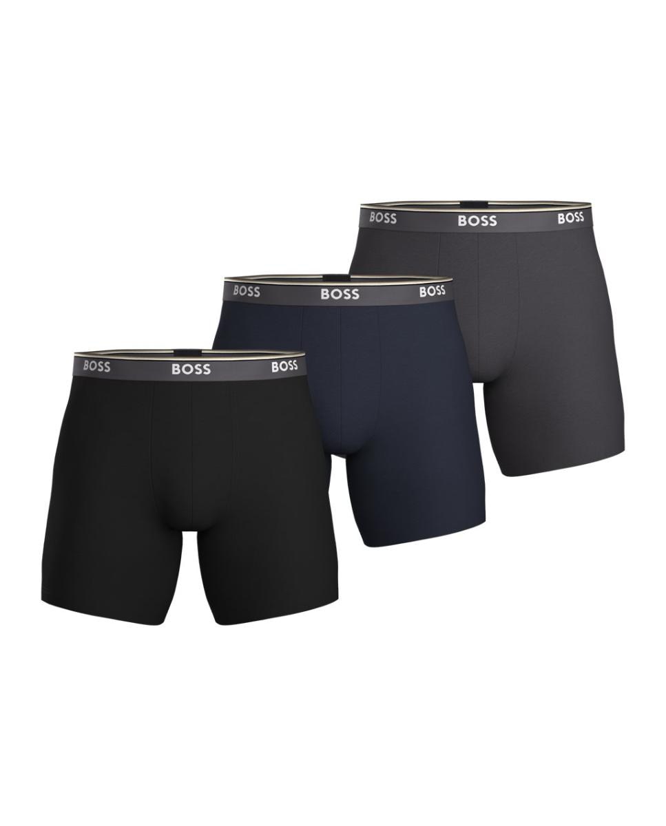 Imagen 1 de Pack de tres boxers largos de hombre en algodón Multicolor