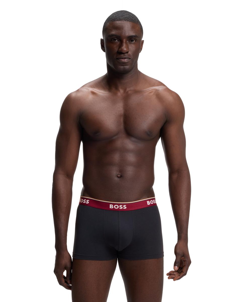 Imagen 3 de Pack de tres boxers cortos de hombre en algodón - Boss - Multicolor Multicolor