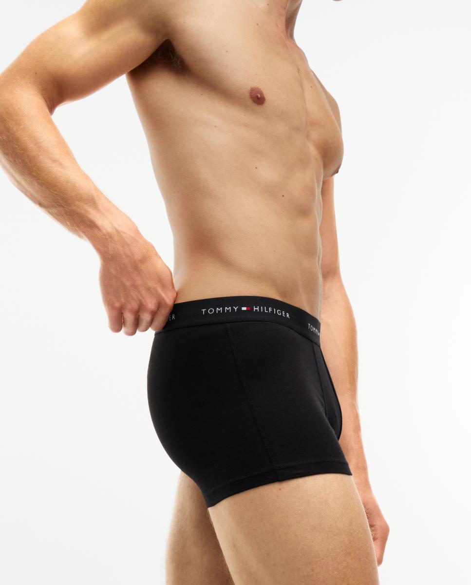 Pack de 3 Boxers Algodón - Tommy Hilfiger - Negro Negro-3