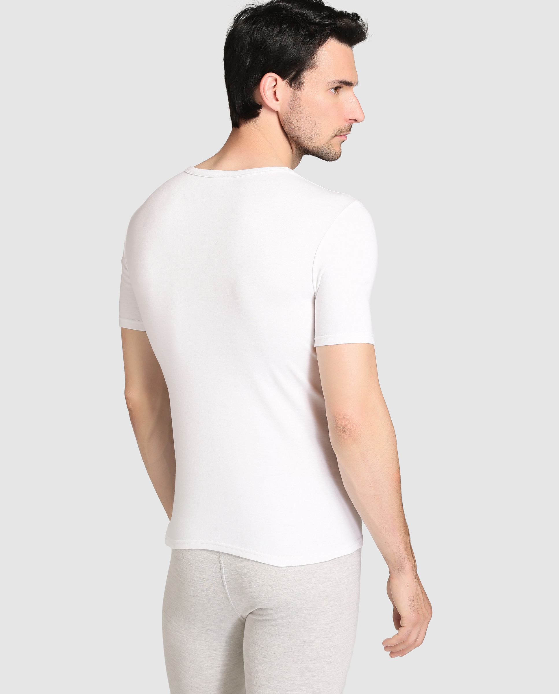 Camisola interior térmica Classic Thermolactyl grau 3 Branco-2