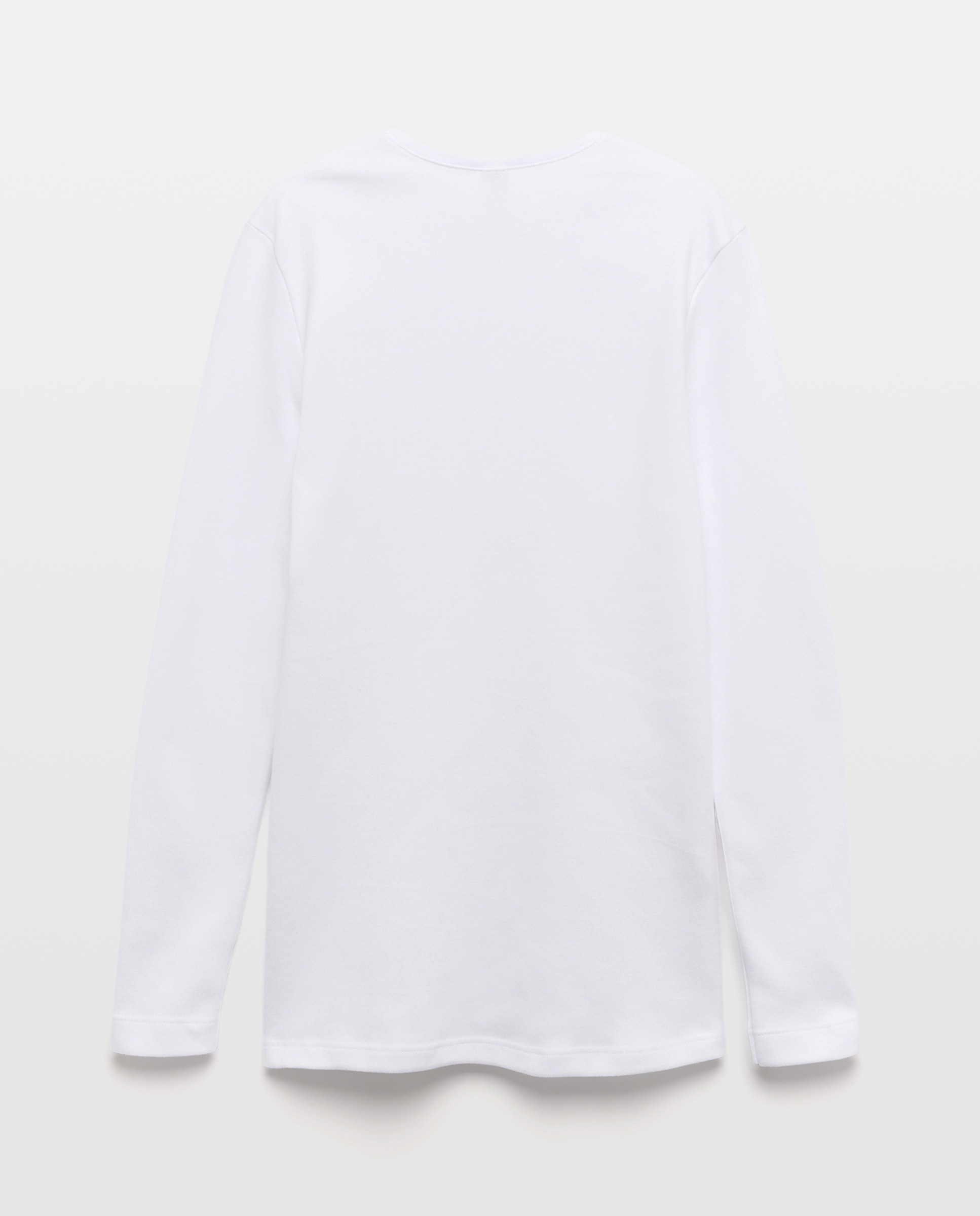 Camisola interior térmica de homem Ferrys branca de manga comprida Branco-3