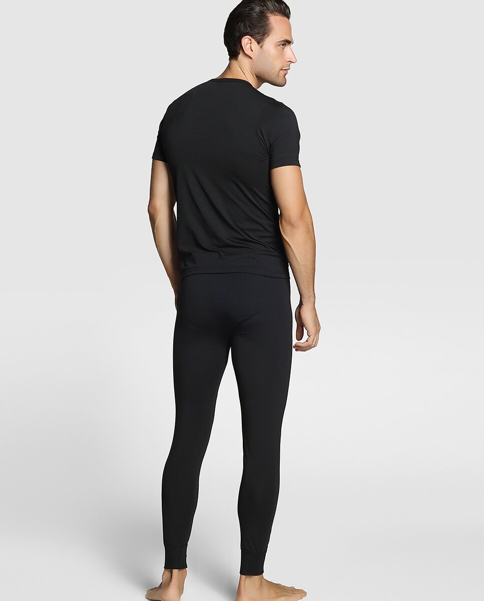 Ceroulas de homem Thermoimpetus pretas Preto-2