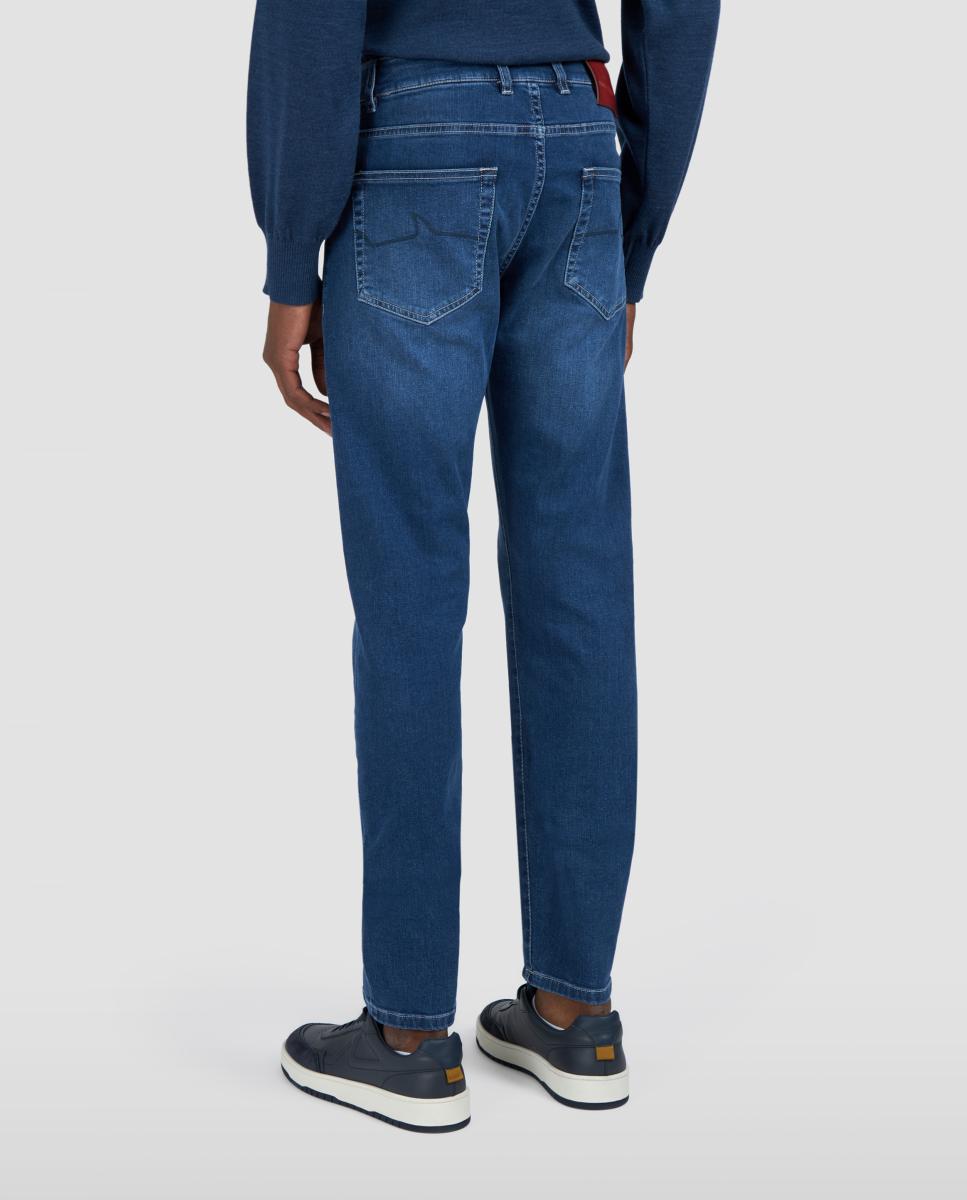 Vaqueros de hombre cinco bolsillos Red Rivet - Paul & Shark - Azul Azul-3