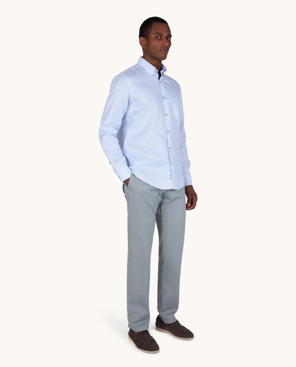 Camisa Silver Collection Estampada Azul-claro-6