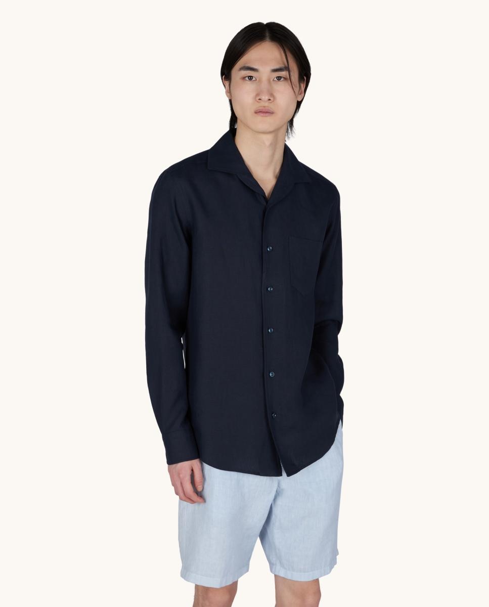 Imagem 0 de Camisa de Linho Soffio com Bolso