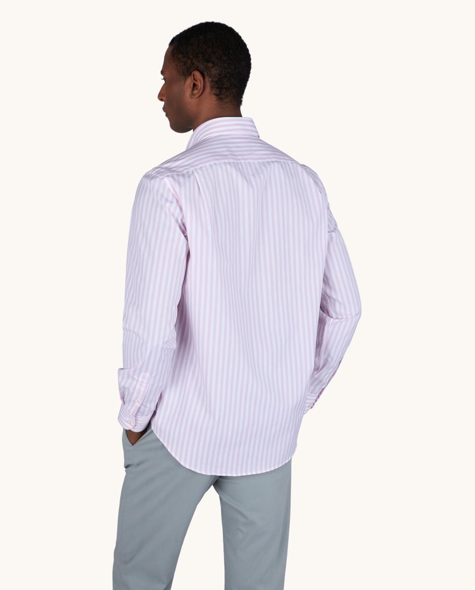Camisa de Manga Comprida às Riscas Multicolor-2