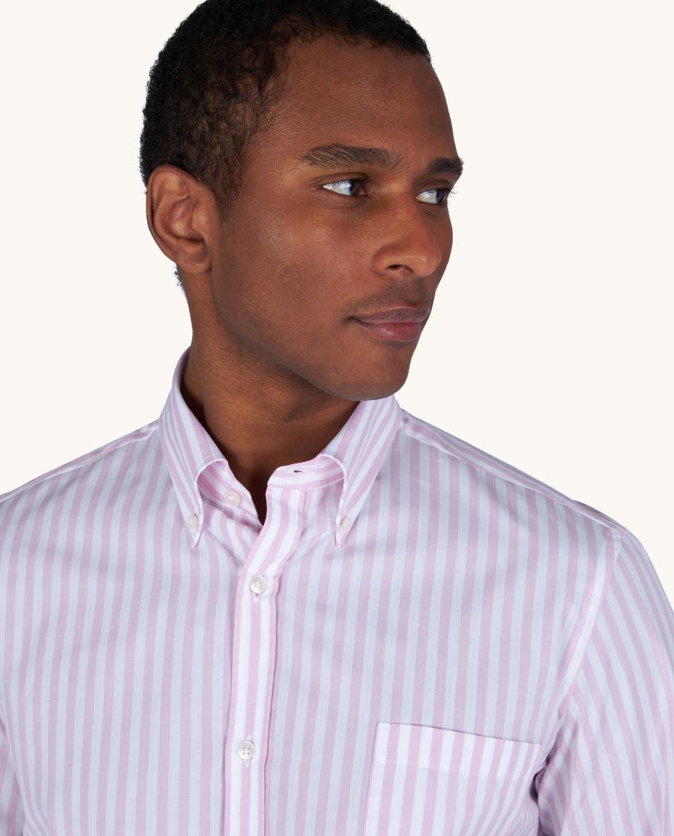 Camisa de Manga Comprida às Riscas Multicolor-3