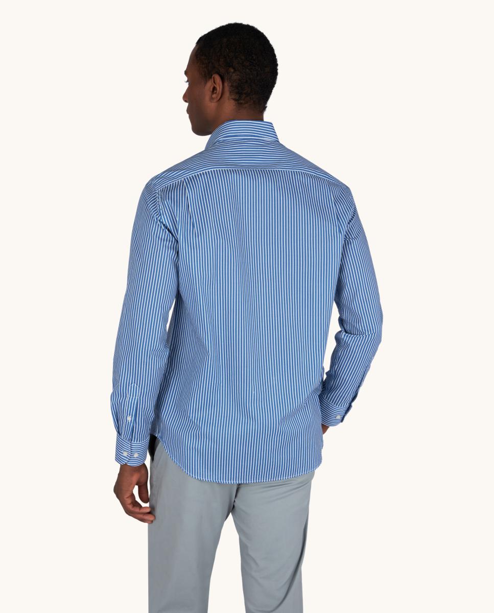 Camisa de Manga Comprida às Riscas Multicolor-2