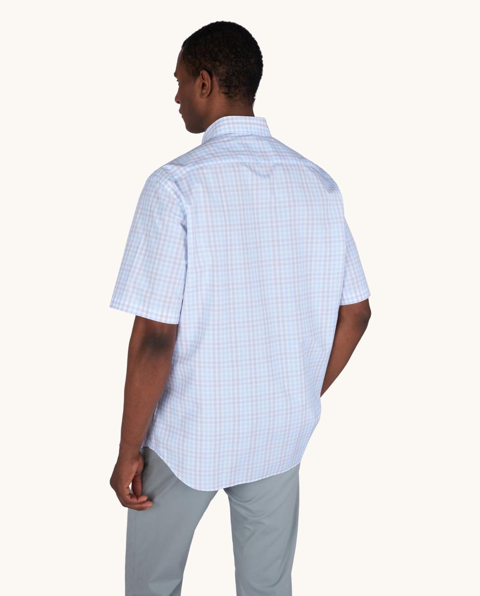 Camisa de Popelina com Manga Curta Multicolor-2