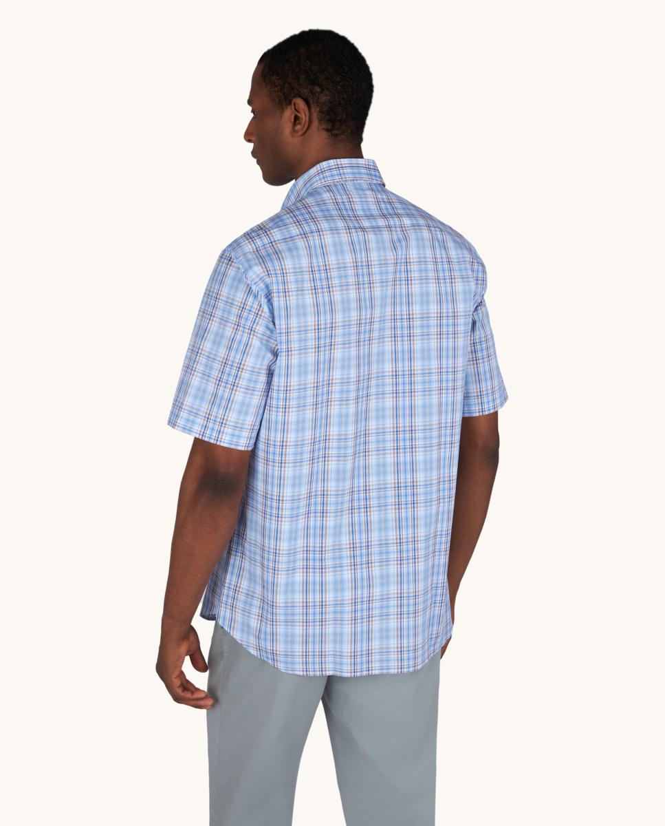 Camisa de Popelina com Manga Curta Multicolor-2