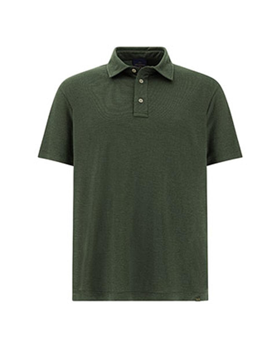 Imagen 0 de Polo de hombre manga corta interlock Xsoft Verde