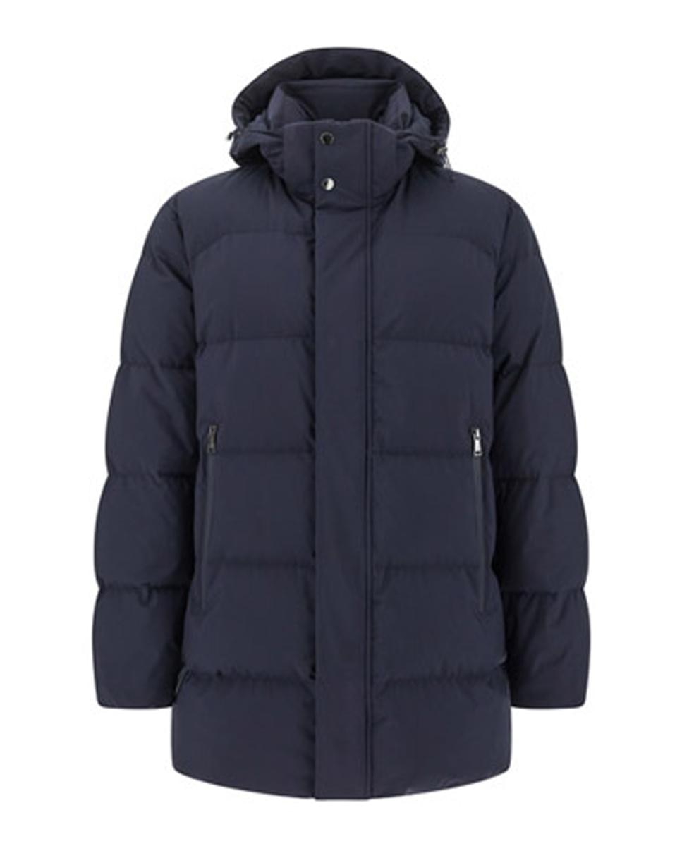 Imagen 0 de Chaquetón pluma de hombre con capucha Typhoon Platinum Azul marino