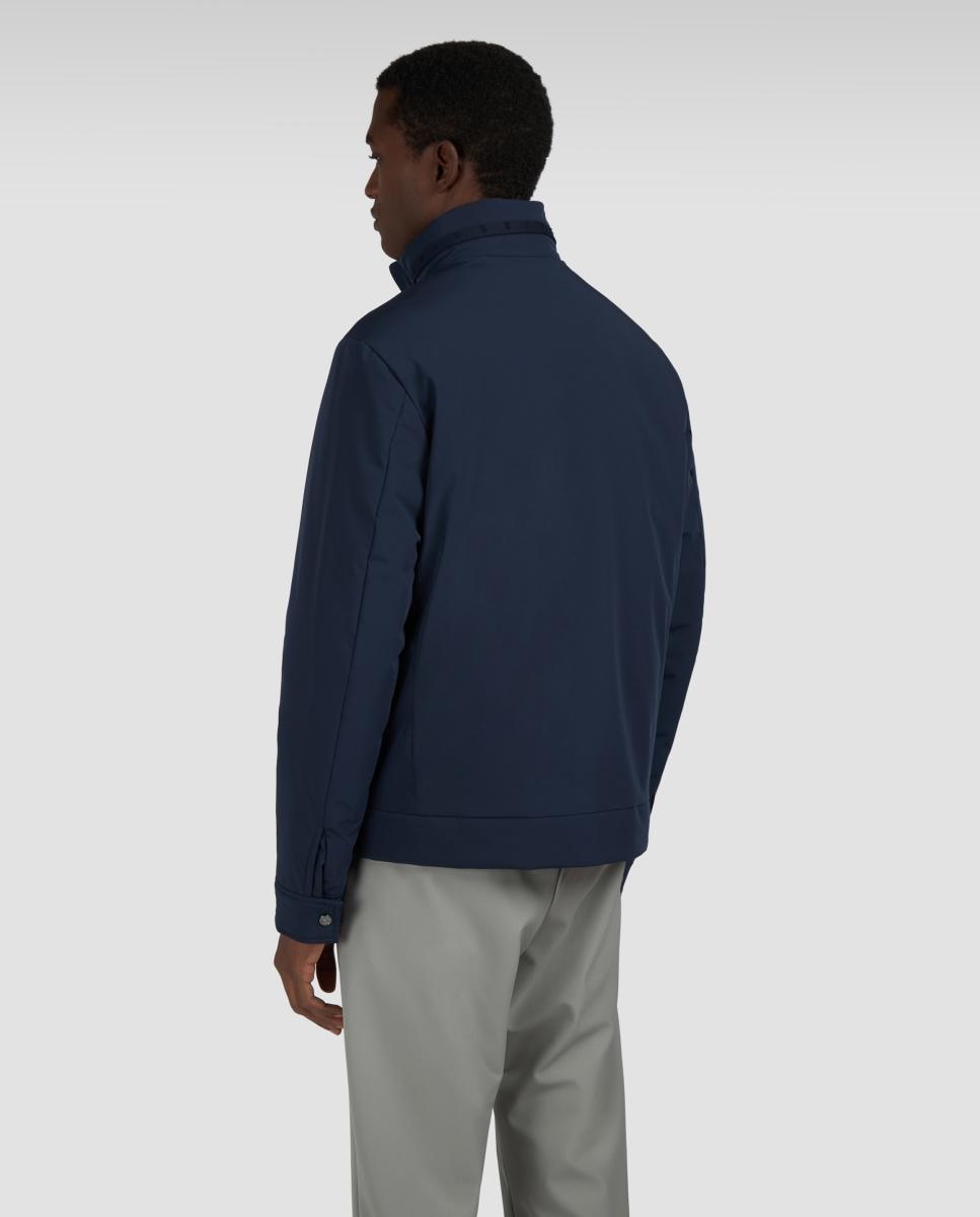 Imagen 2 de Cazadora de hombre windbreaker con cuello chimenea y capucha - Paul & Shark - Azul marino Azul marino