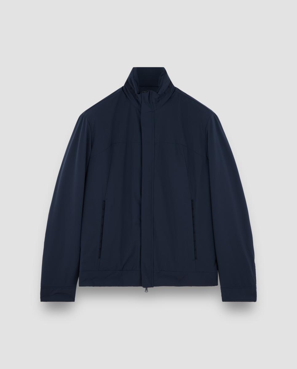 Imagen 4 de Cazadora de hombre windbreaker con cuello chimenea y capucha - Paul & Shark - Azul marino Azul marino