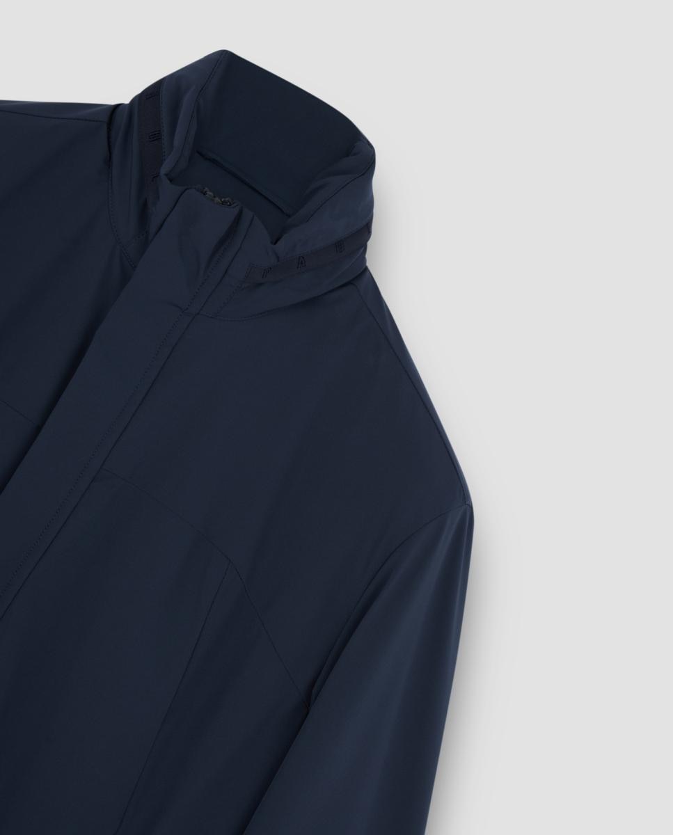 Imagen 6 de Cazadora de hombre windbreaker con cuello chimenea y capucha - Paul & Shark - Azul marino Azul marino