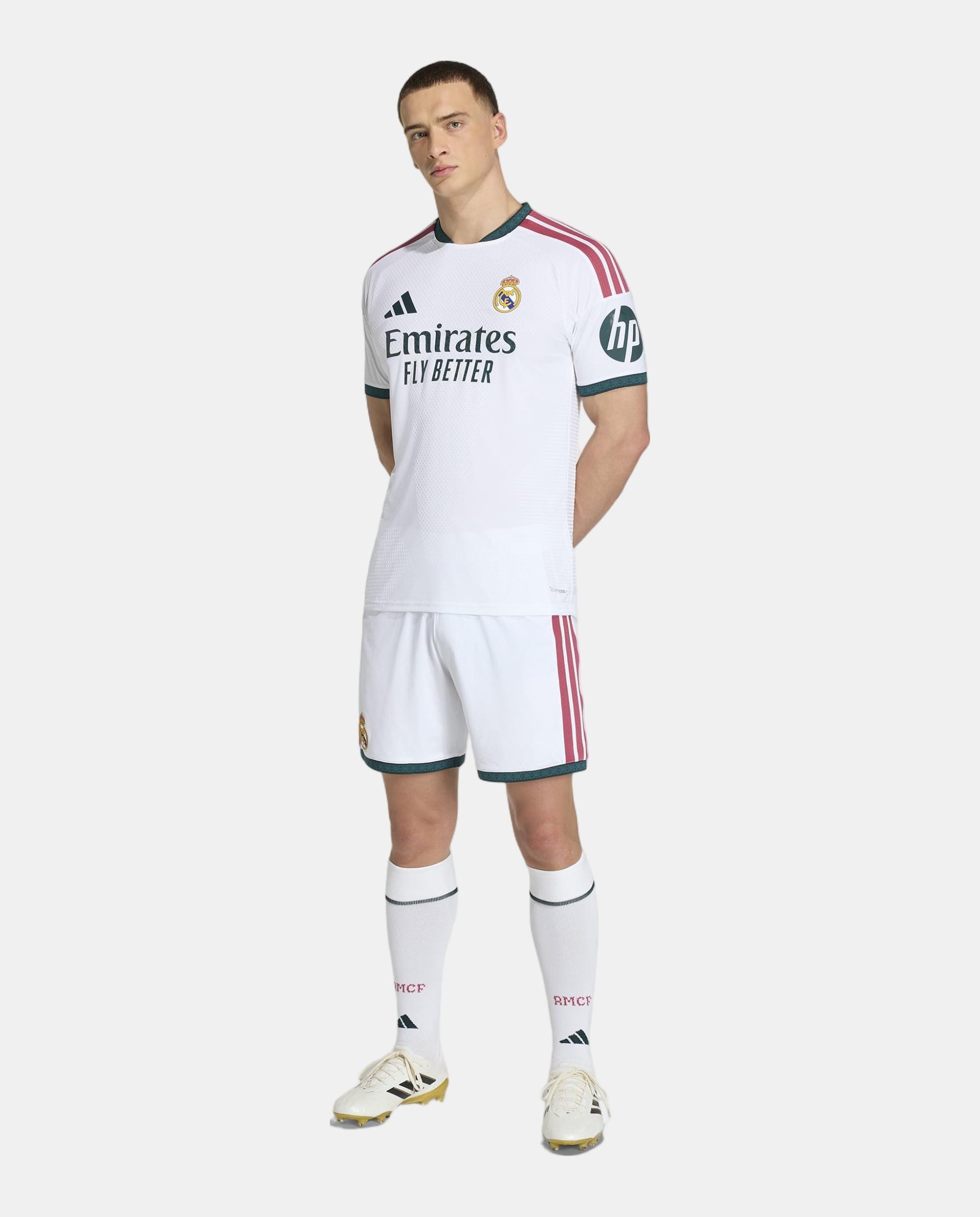 T-shirt de Homem 1.º Equipamento Real Madrid CF 2026-2027 Authentic Branco-3