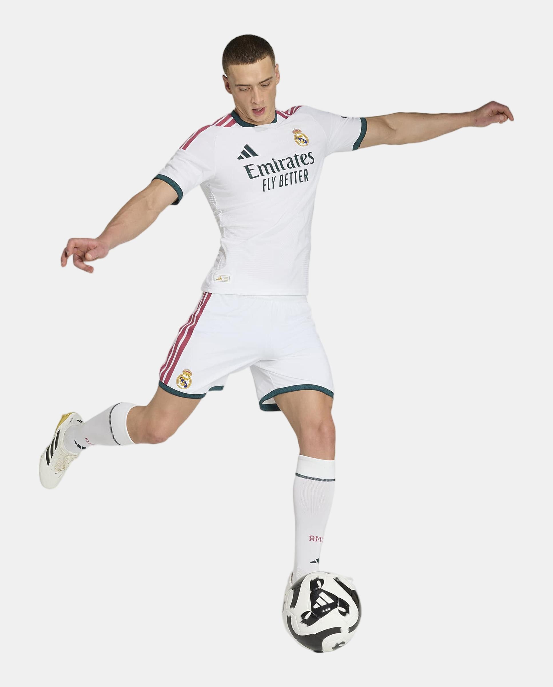 T-shirt de Homem 1.º Equipamento Real Madrid CF 2026-2027 Authentic Branco-6