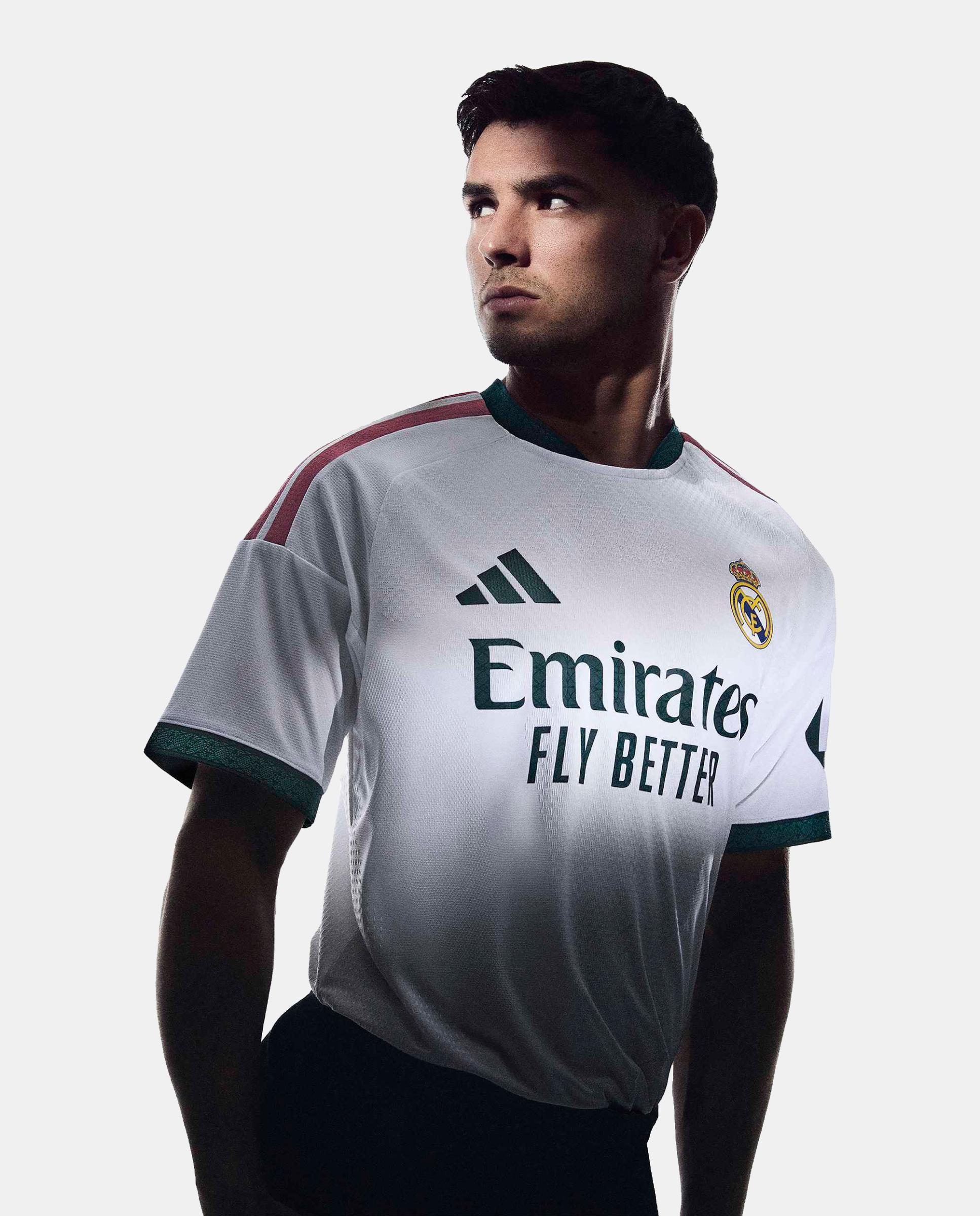 T-shirt de Homem 1.º Equipamento Real Madrid CF 2026-2027 Authentic Branco-9