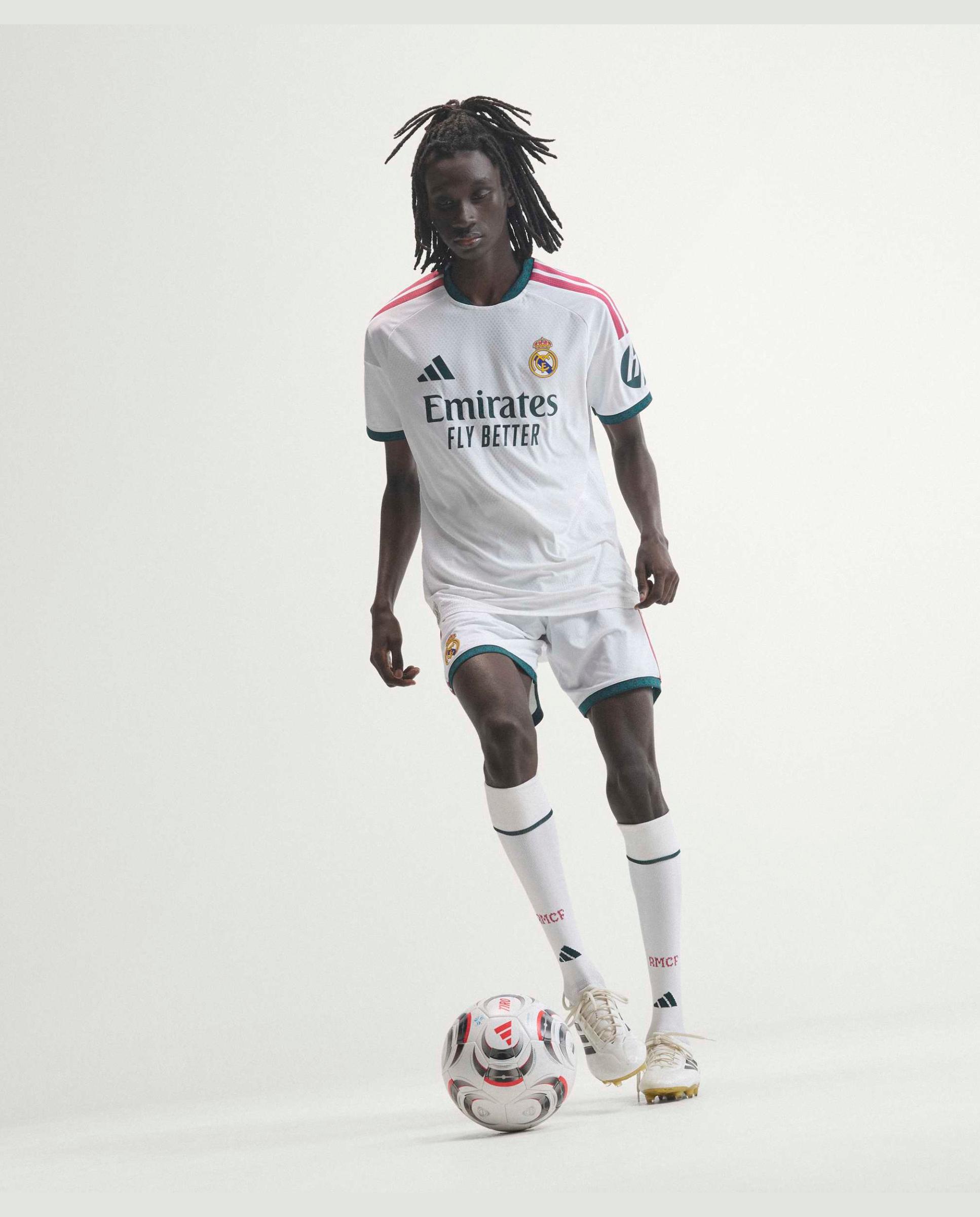 T-shirt de Homem 1.º Equipamento Real Madrid CF 2026-2027 Authentic Branco-10