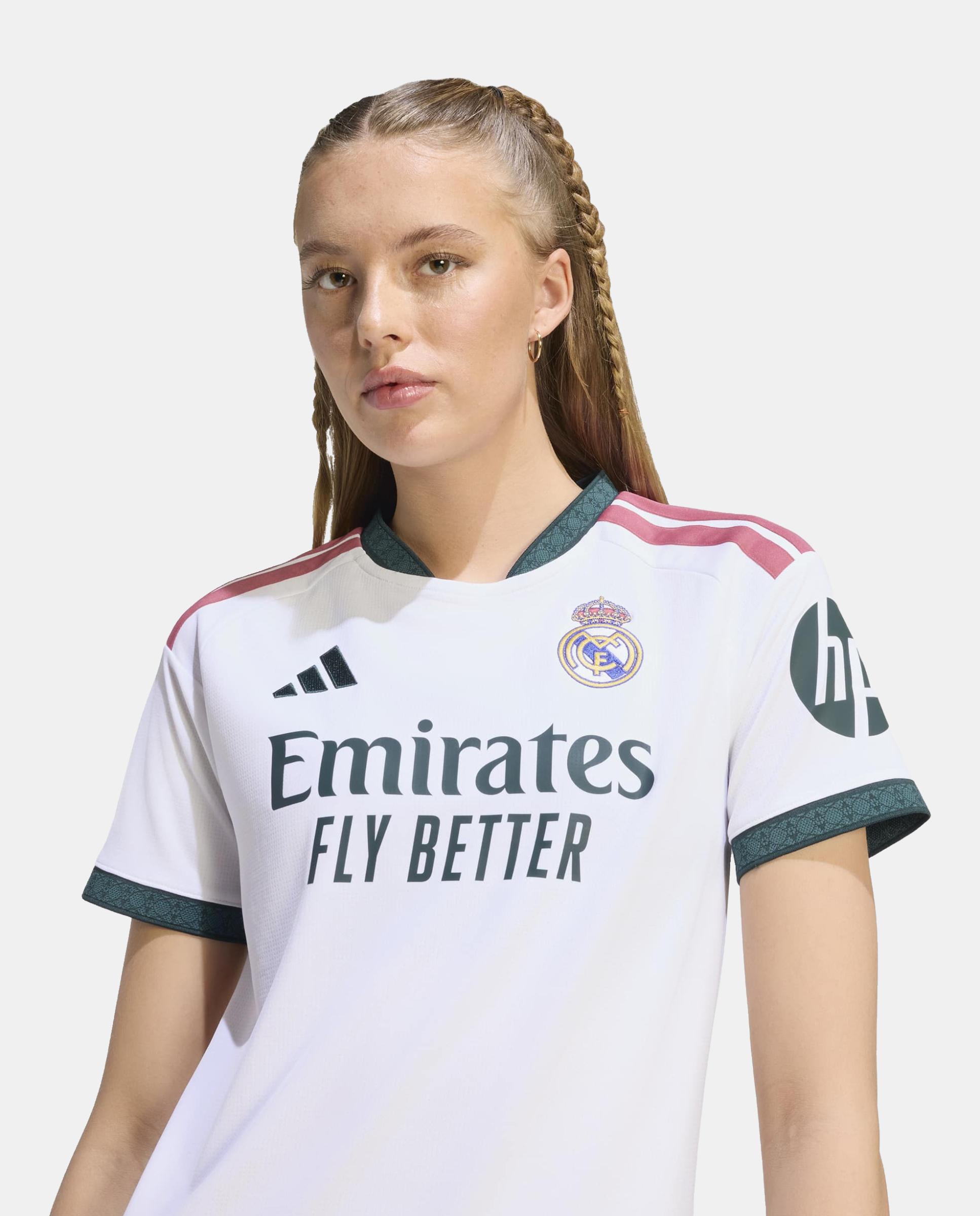 T-shirt de Mulher 1.º Equipamento Real Madrid CF 2026-2027 Branco-6